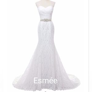 New Sweetheart Lace Wedding Dress